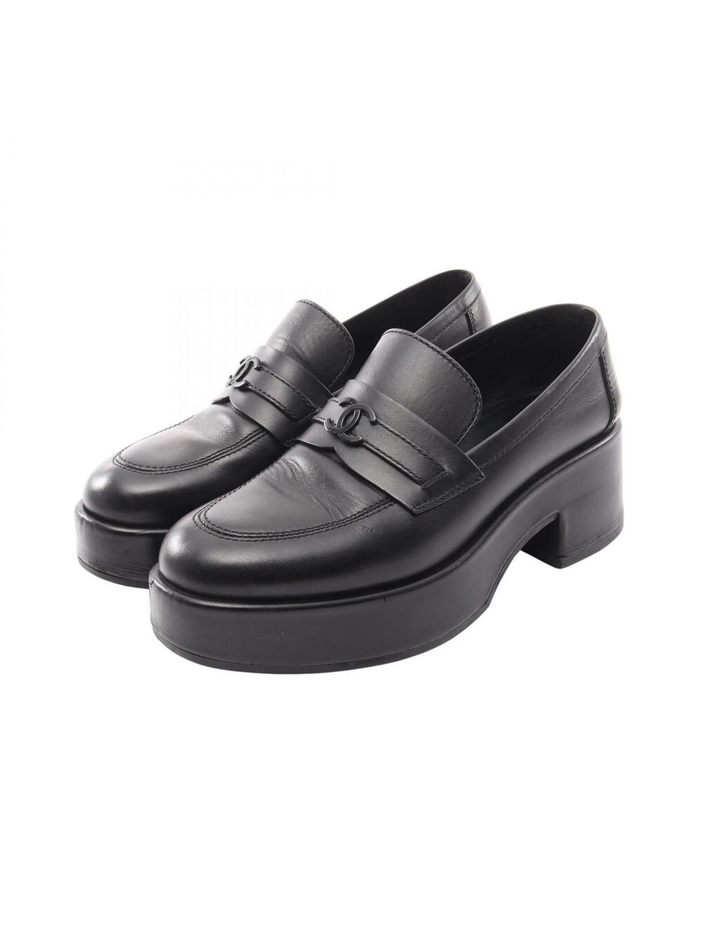 Chanel Coco Mark Platform Loafers Shoes #339985C86B